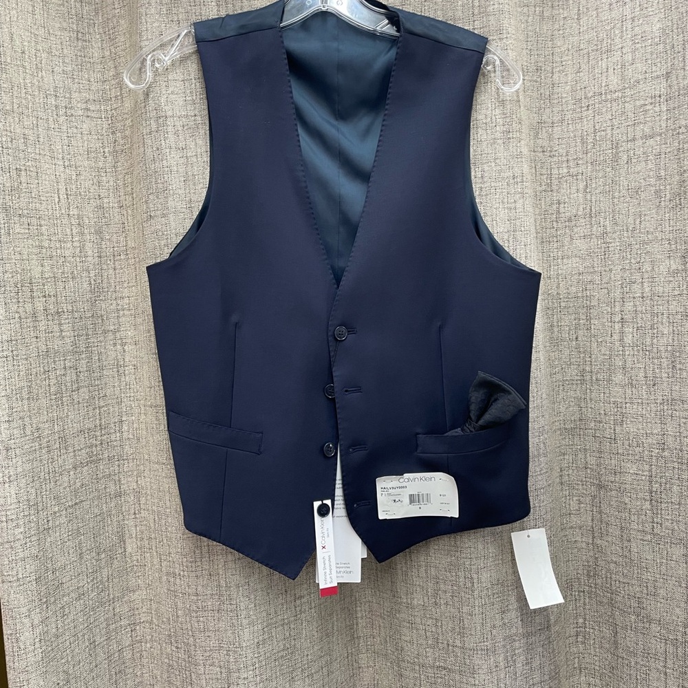 Calvin Klein Navy Blue Men's Vest